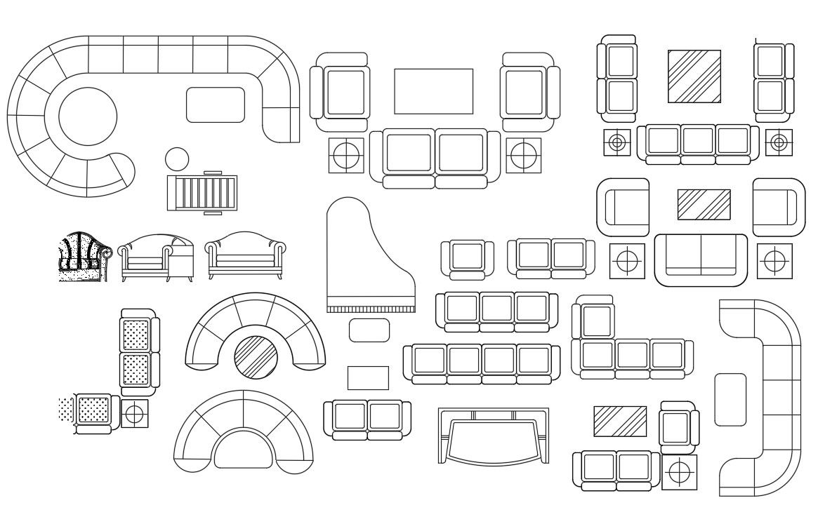Drawing Room Furniture Block