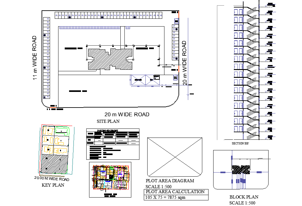 Drawing municipal housing plan layout file
