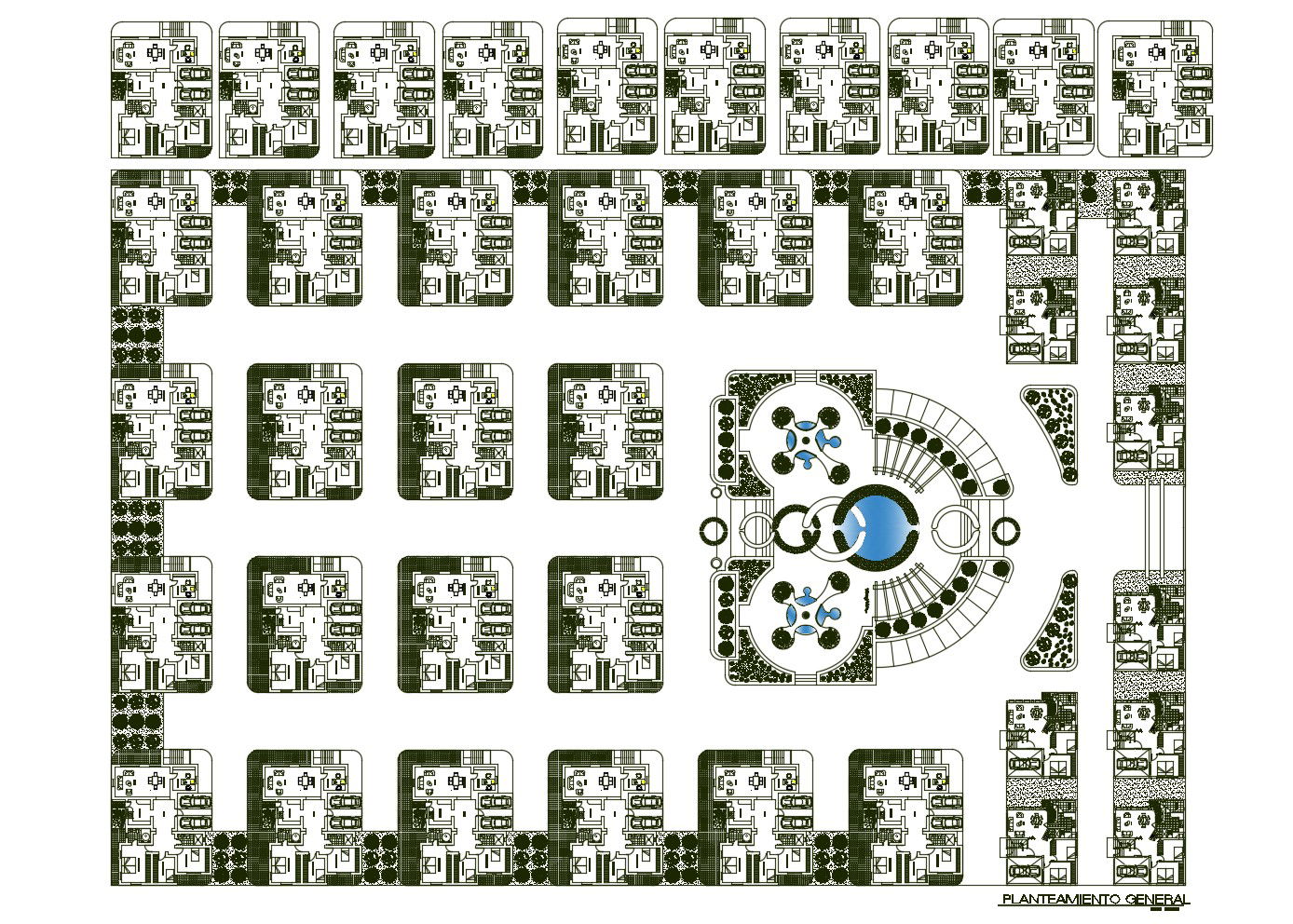 Drawing of 2 storey house with elevation in AutoCAD