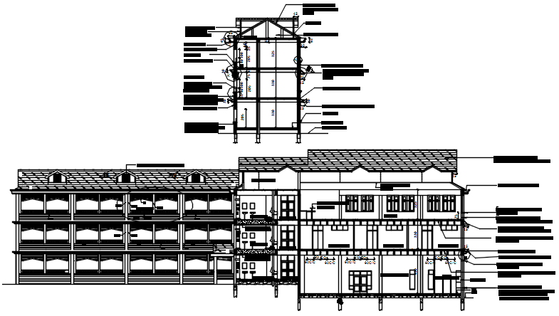 3 Storey School Building Design CAD Drawing File Free Download