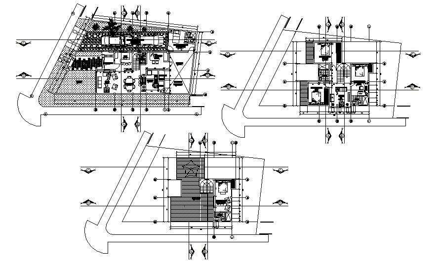 Residential House Drawing In AutoCAD File
