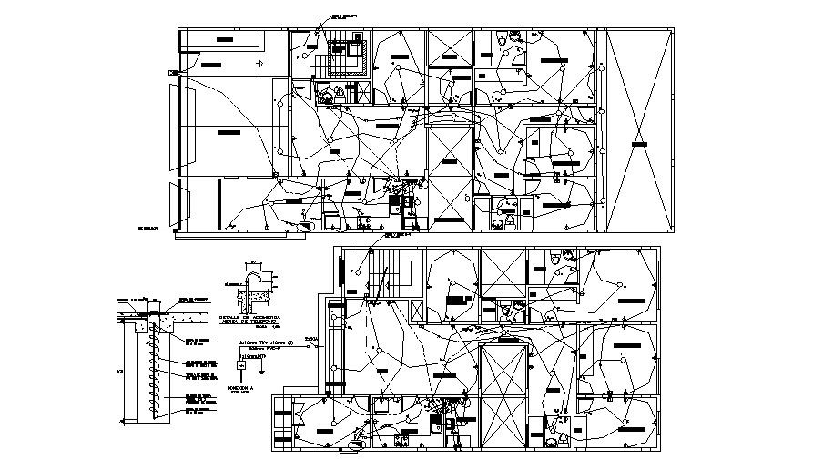 Electrical Layout Drawing In AutoCAD File