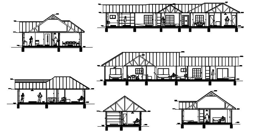 House Design Drawings In DWG File