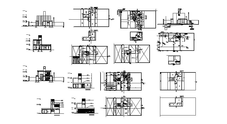 Residence Home Drawing In DWG File