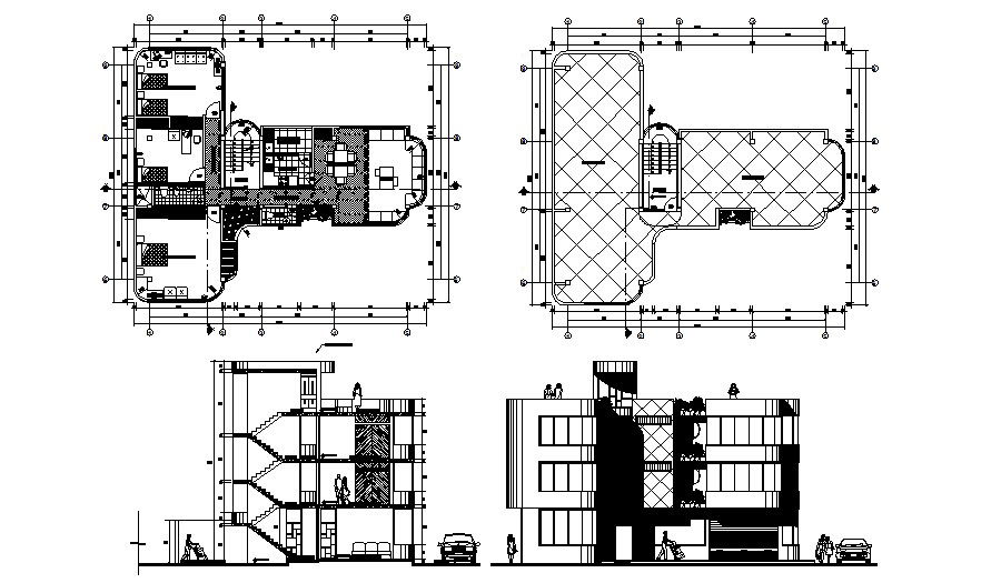 Residential House Drawing In DWG File