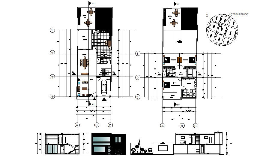 Download Free House Furniture Design In DWG File