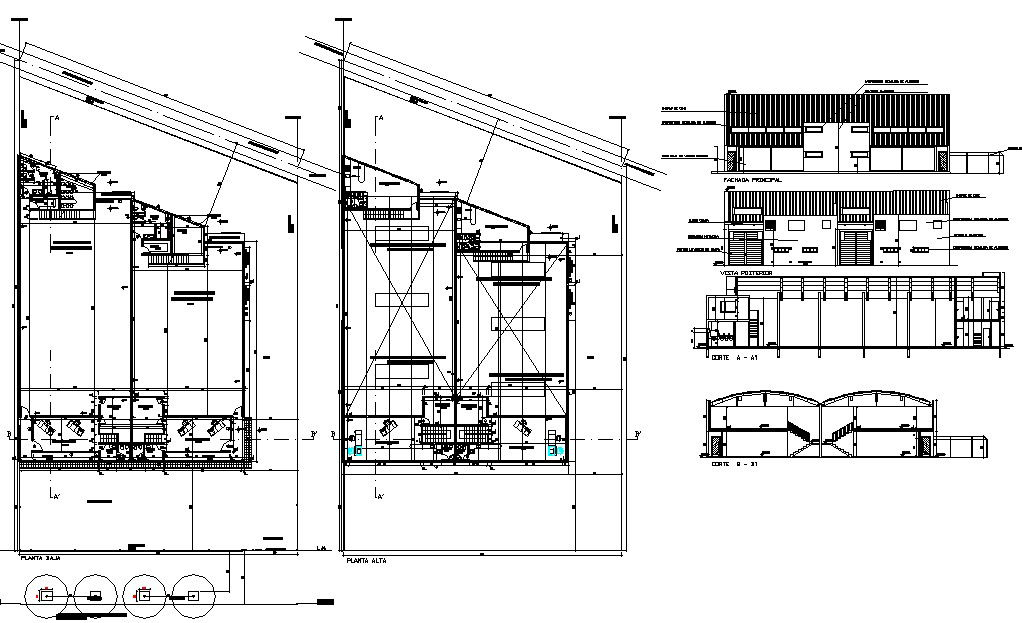 Factory drawing in AutoCAD