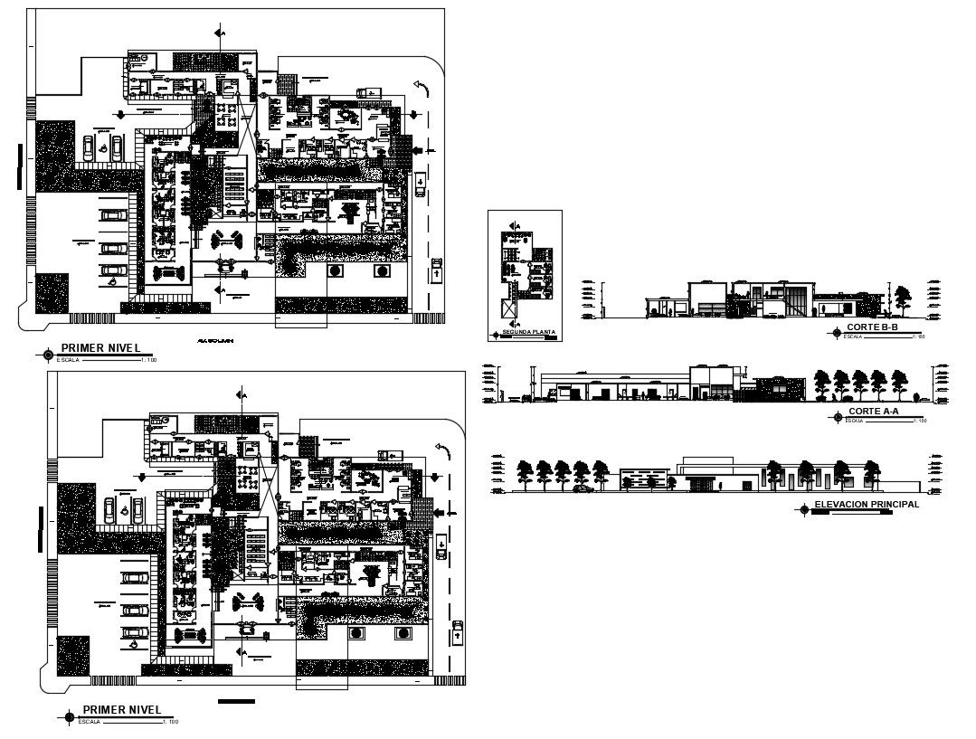 Download Free Hospital Drawing In AutoCAD File