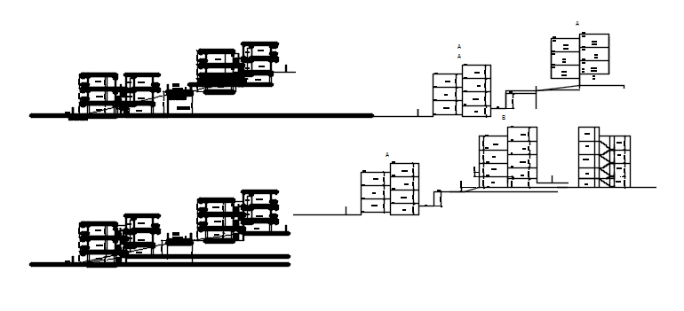 Apartment Building Floor Plan In DWG File