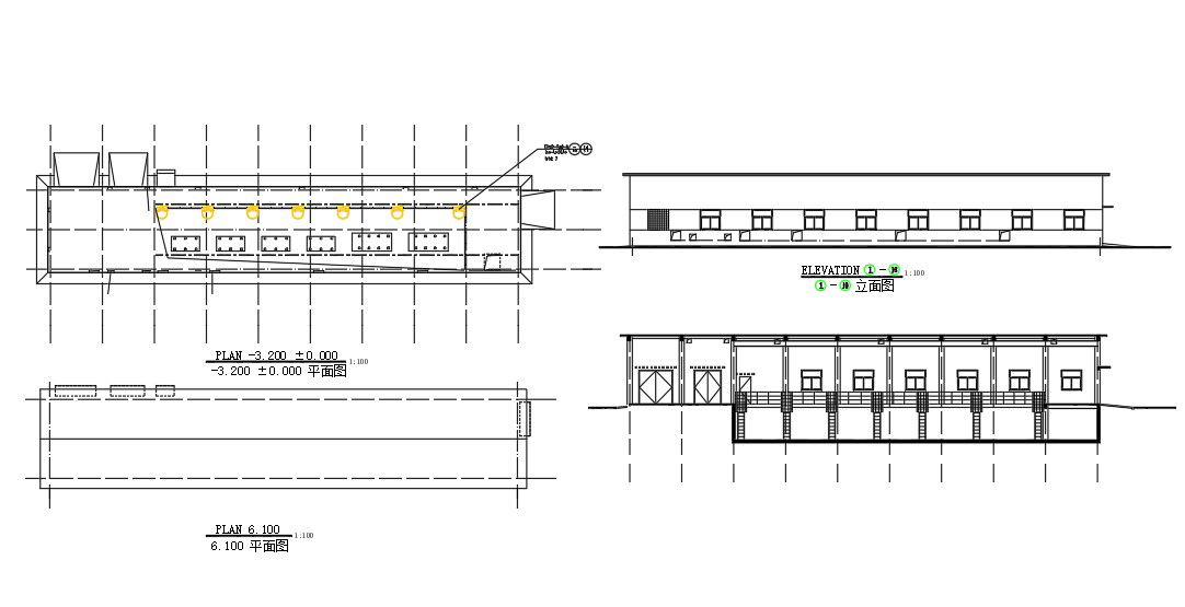 Drawing of CW pump house ,Download the DWG file