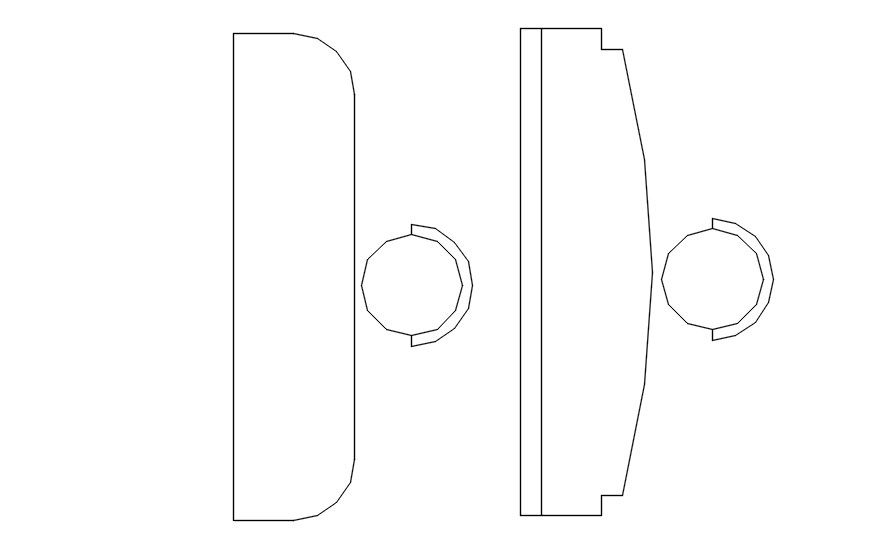 Dressing Table CAD Layout Plan for Modern Interior Furniture Design