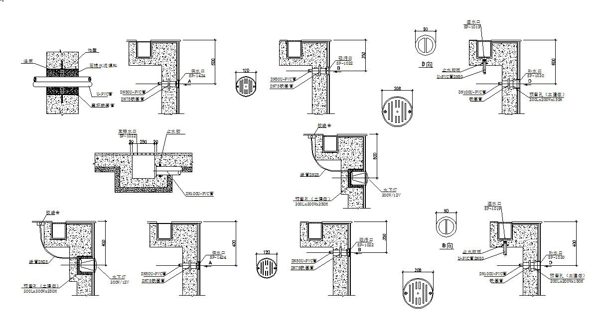 Drinage Catch Basin Design AutoCAD drawing