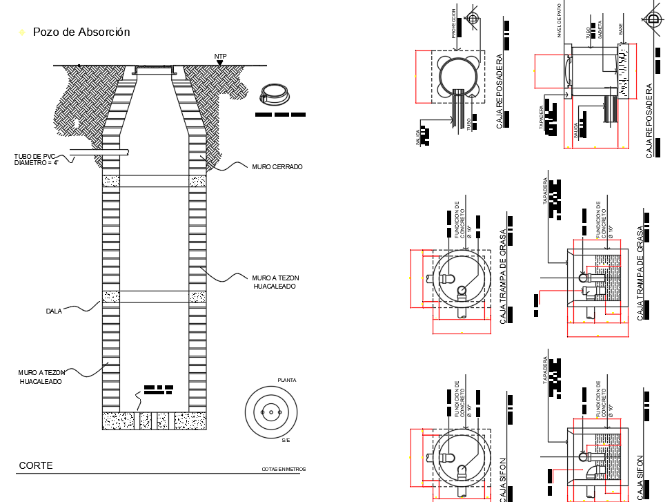 Ducting and plumbing details dwg file