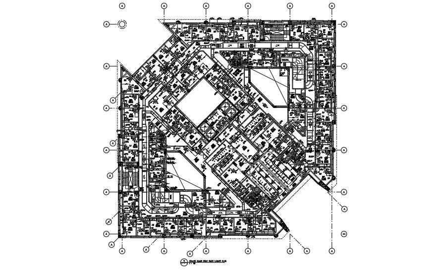 Ducting Layout system in office.