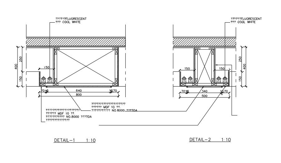 Ducting detail plan AutoCAD file