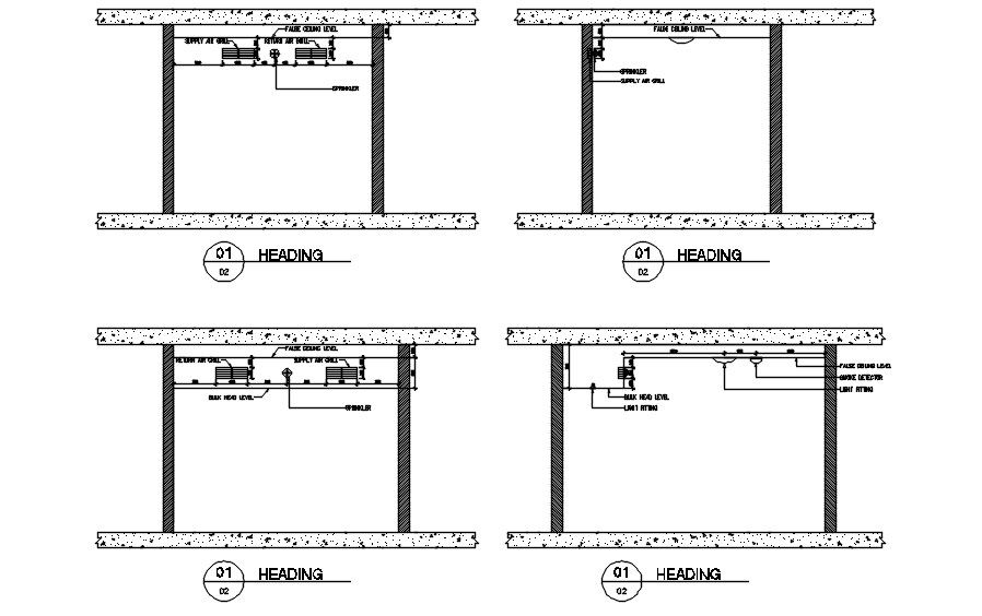 Ducting of multistorey building in detail AutoCAD drawing, dwg file, CAD file
