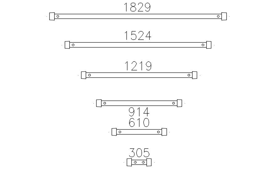 Dumbbells design in AutoCAD 2D drawing, dwg file, CAD file