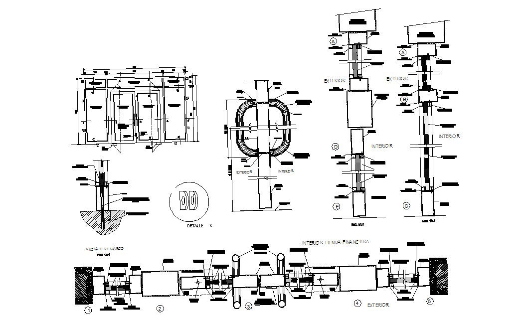 Dwg file of construction detail