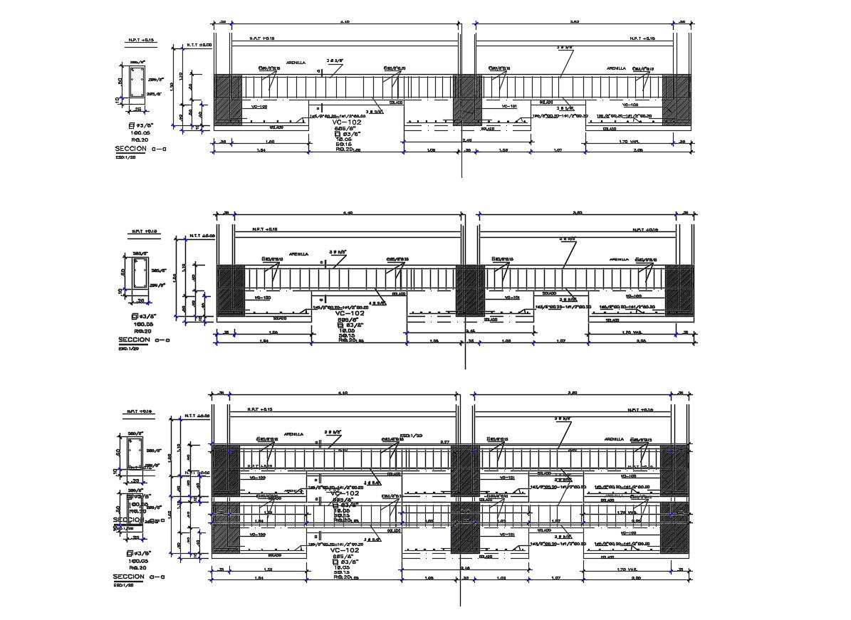Dwg file of foundation layout 