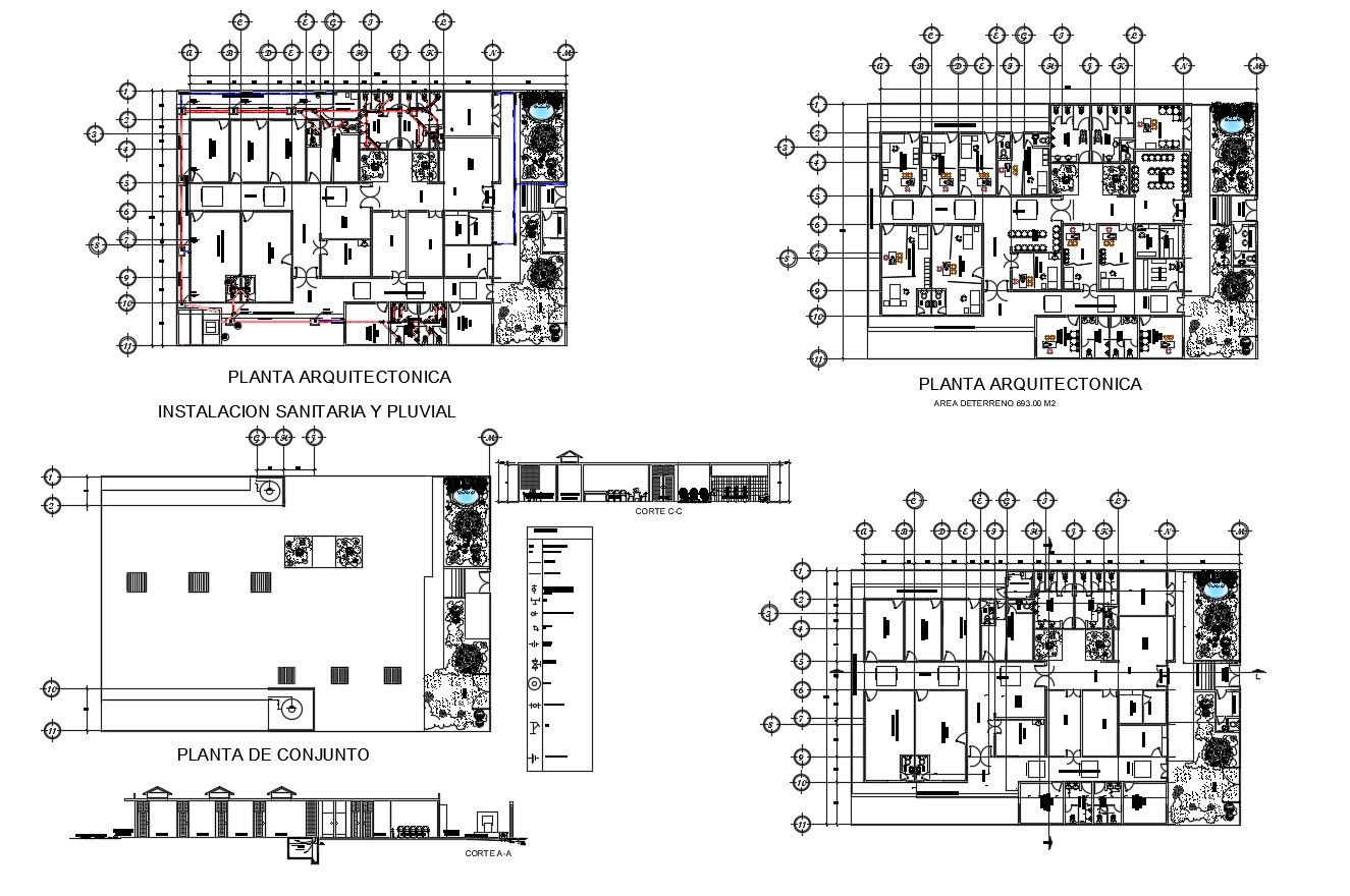 Dwg file of health center