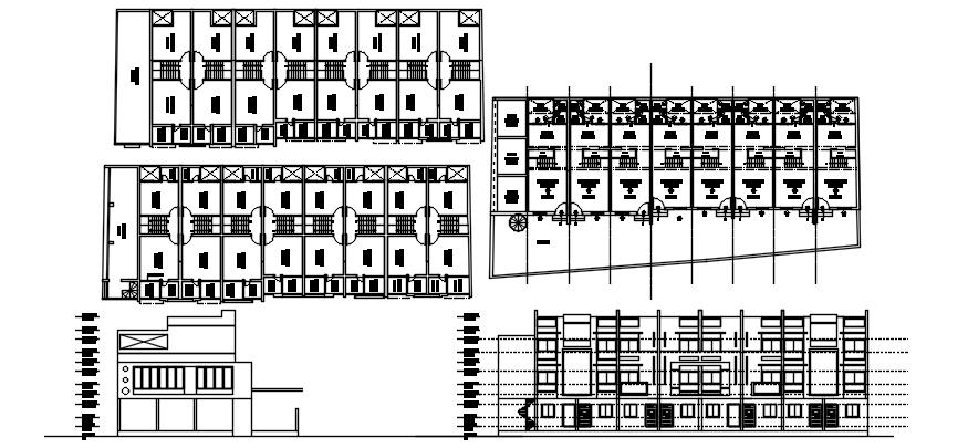Dwg file of residential apartment layout