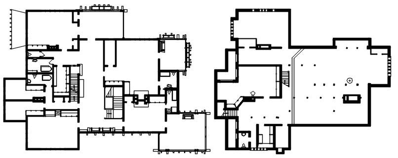 Dwg file of residential bungalow