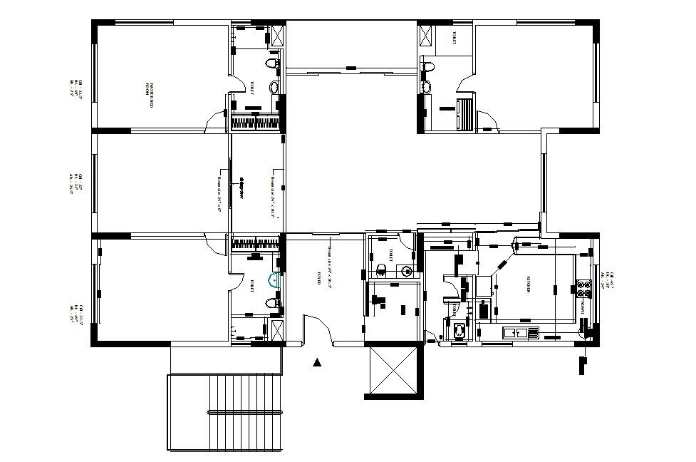 Mansion Plan In DWG File