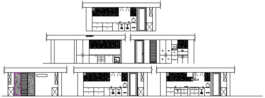 Download Free House Furniture Drawing In DWG File