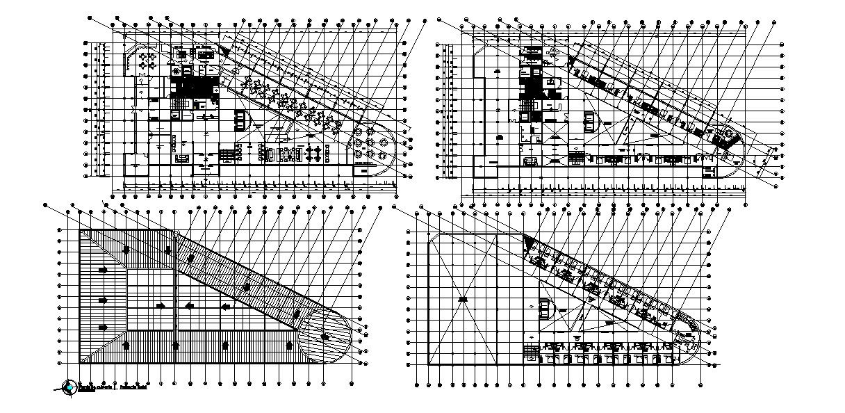 Dwg file of the hotel 