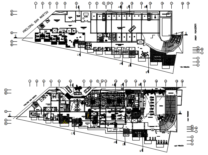 Dwg file of the hotel