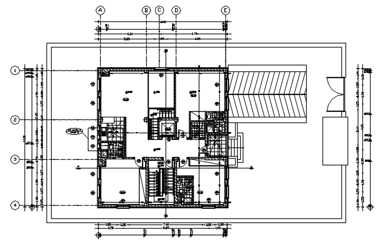 Dwg file of the residential house