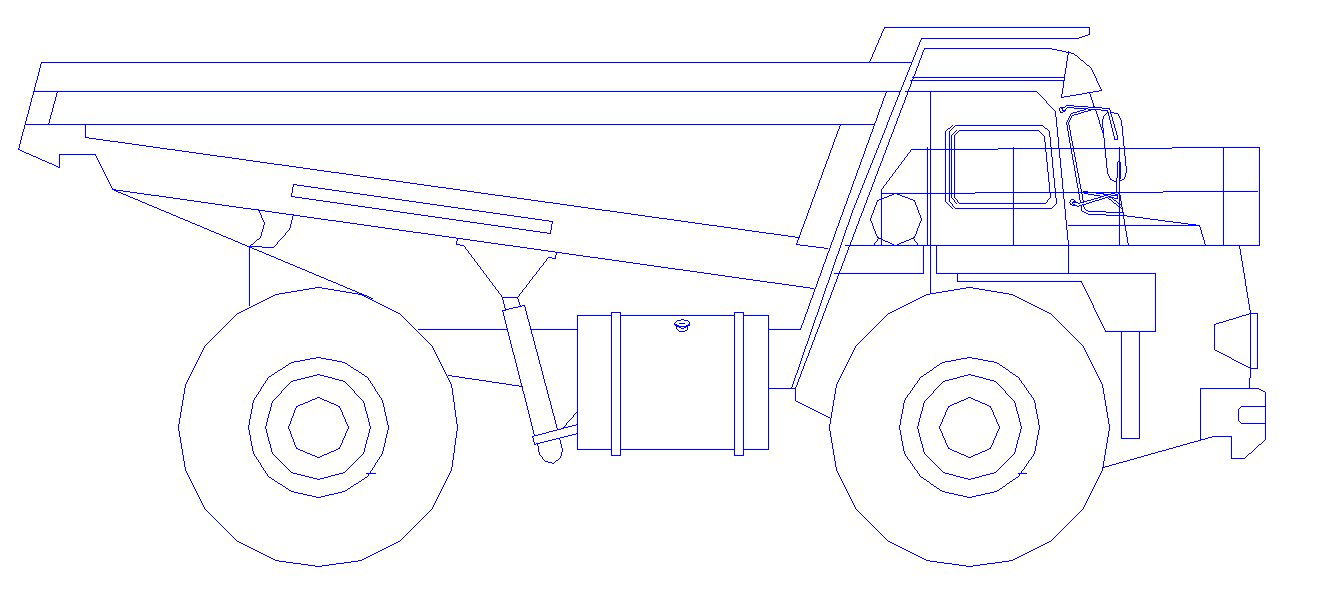 Truck Block In DWG File
