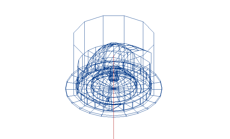 Easy 90 Degree Spherical Structure 3D DWG for CAD Design