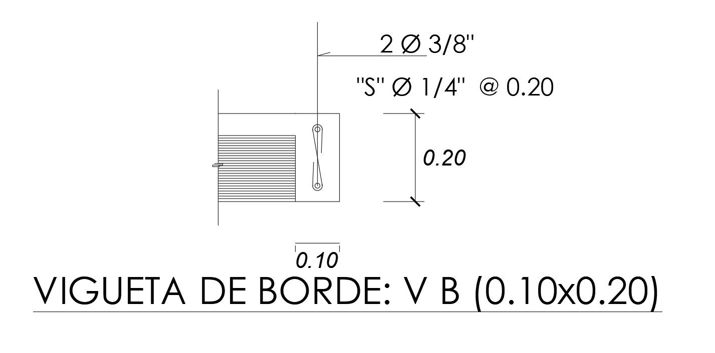 Edge Beam Detail Drawing in AutoCAD 2D DWG CAD File
