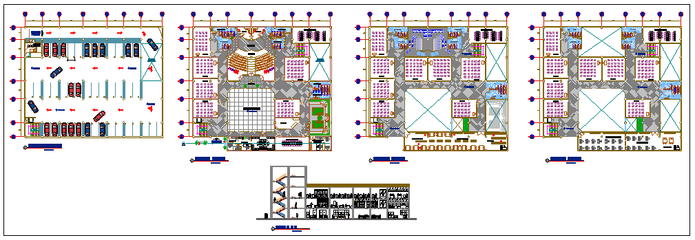 Educational institute project design drawing