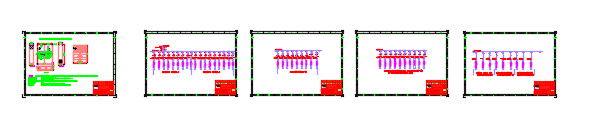 Effluent treatment plant AutoCAD drawing