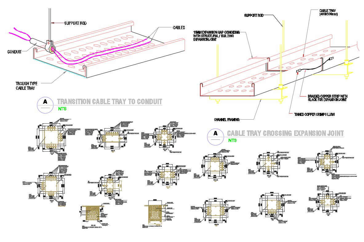 Electric Distribution Network Planning AutoCAD File Free Download
