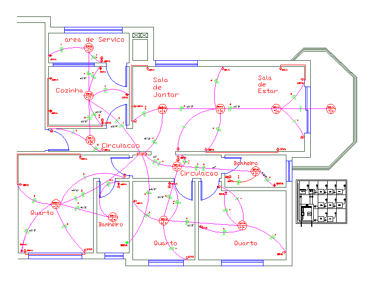 Electric Lay-out detail