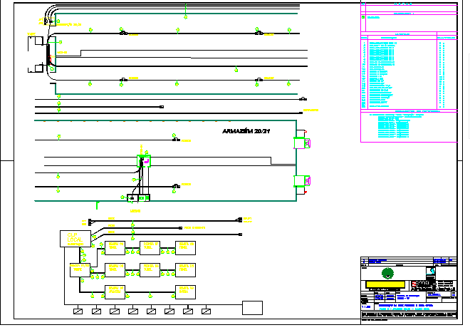 Electric cable panelling detail