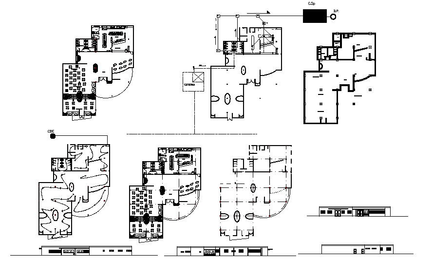 Electrical Power Layout Plan In DWG File