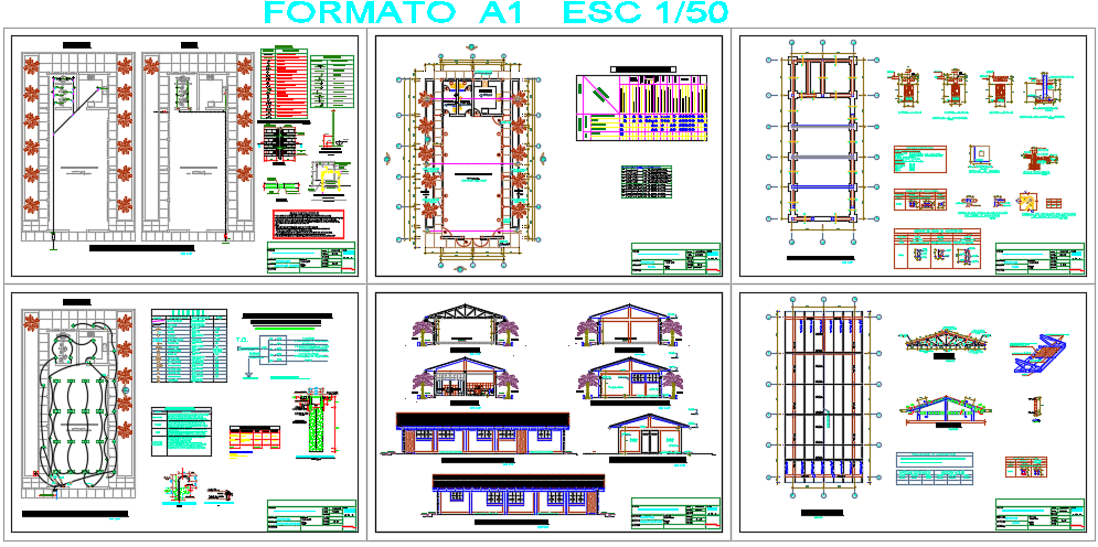 Electric plan and Construction working plan detail dwg file