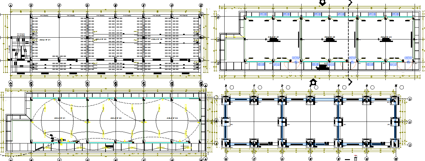 Electrical Power and Circuit Layout Plan in DWG Drawing File