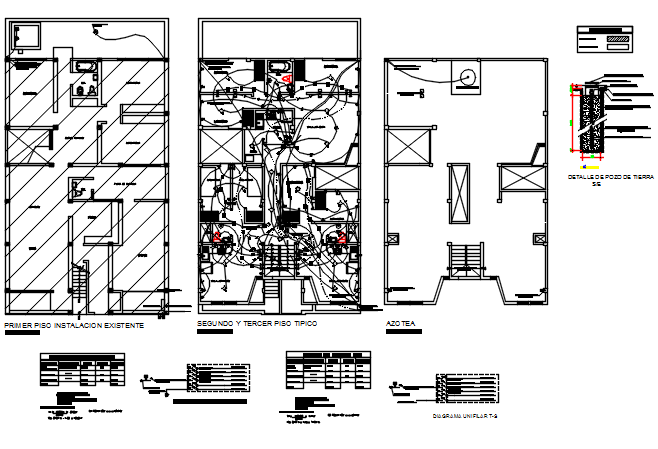 Electric plan detail dwg detail