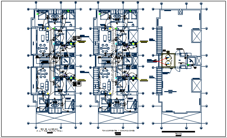 Electric plan detail dwg detail file