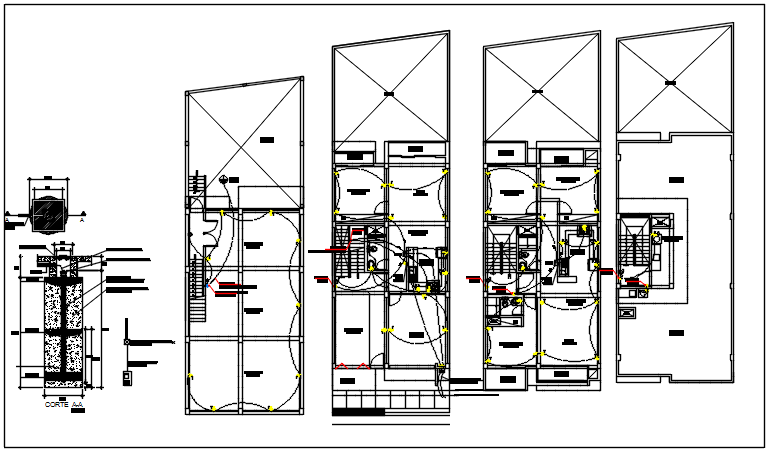 Electric plan detail dwg detail file