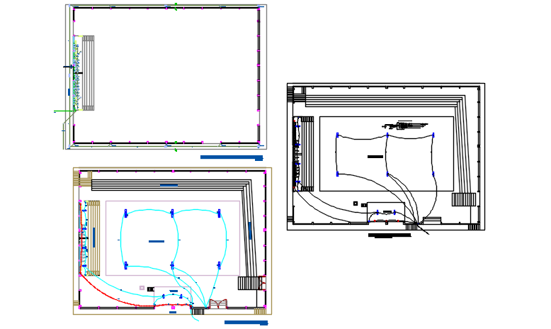 Electric plan detail dwg file