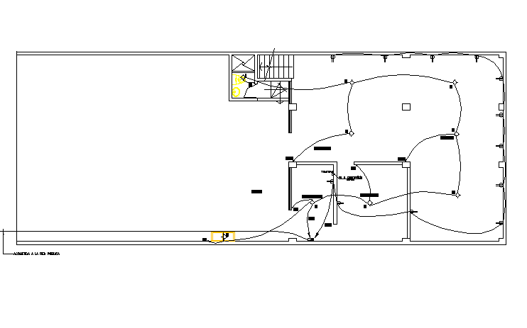 Complete residential electric detail plan in DWG file