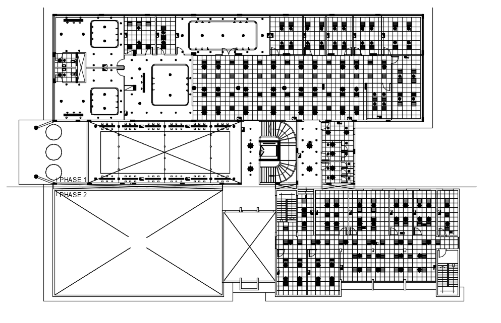 Electric view pop light with Ac proposed with for plant dwg file
