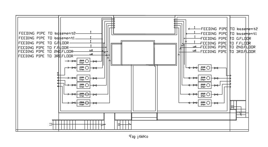 Electric Meter Plan Of 21x11 Meter Apartment AutoCAD File