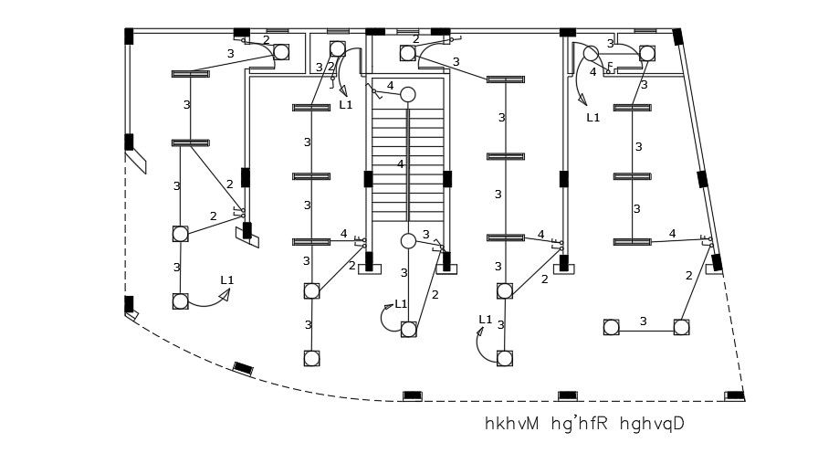Electric Plan Of Shop Layout AutoCAD File Download
